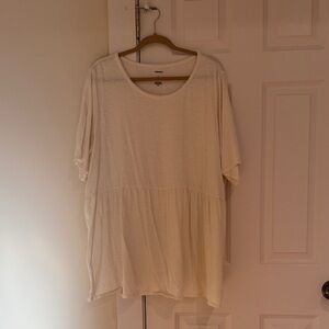 Sonoma Women's Ivory Short Sleeve Top